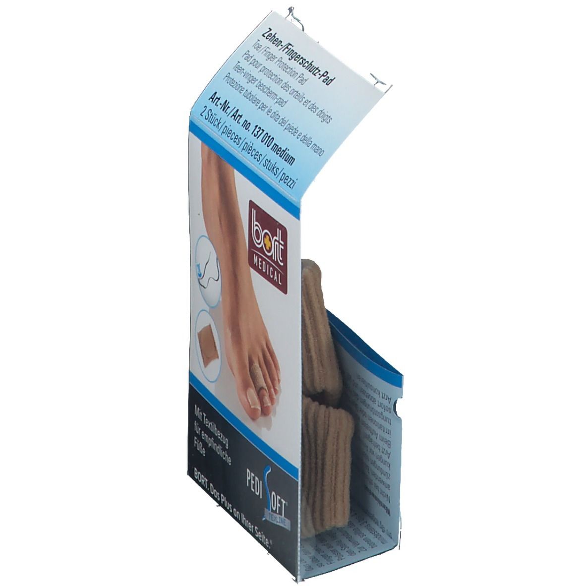 BORT PediSoft® TexLine Zehen-/Fingerschutz-Pad Gr. M