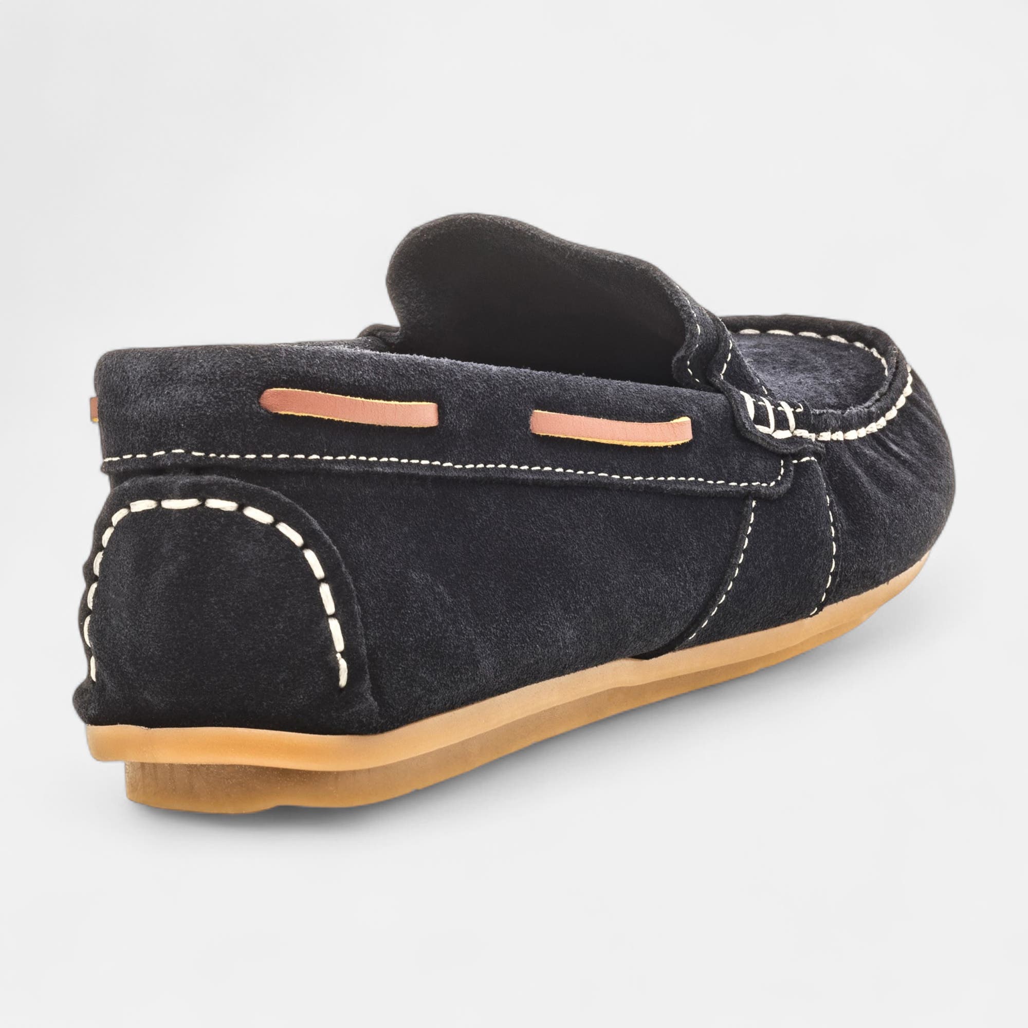 Mocassins Garçon en cuir bleu marine