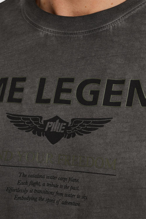 PME legend grijze heren t-shirt