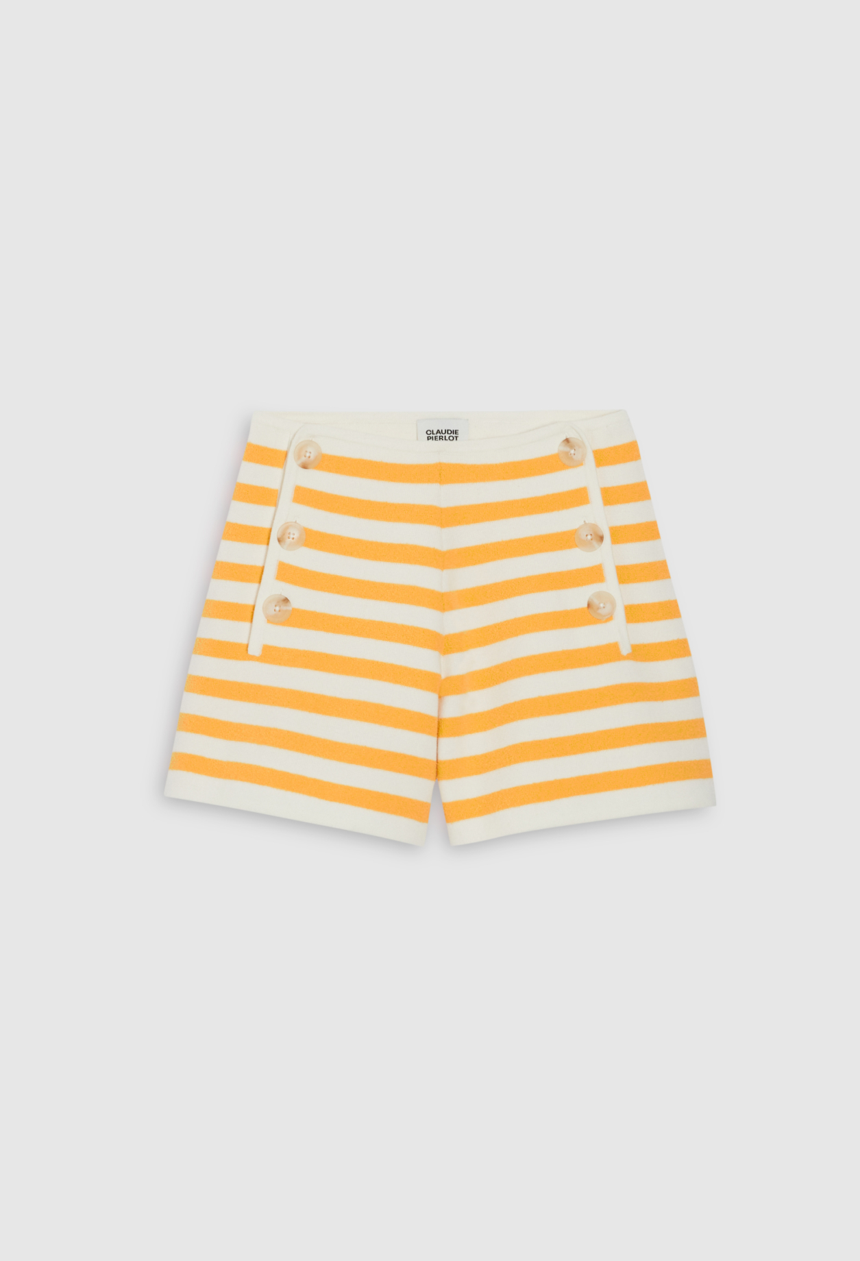 Short maille eponge raye
