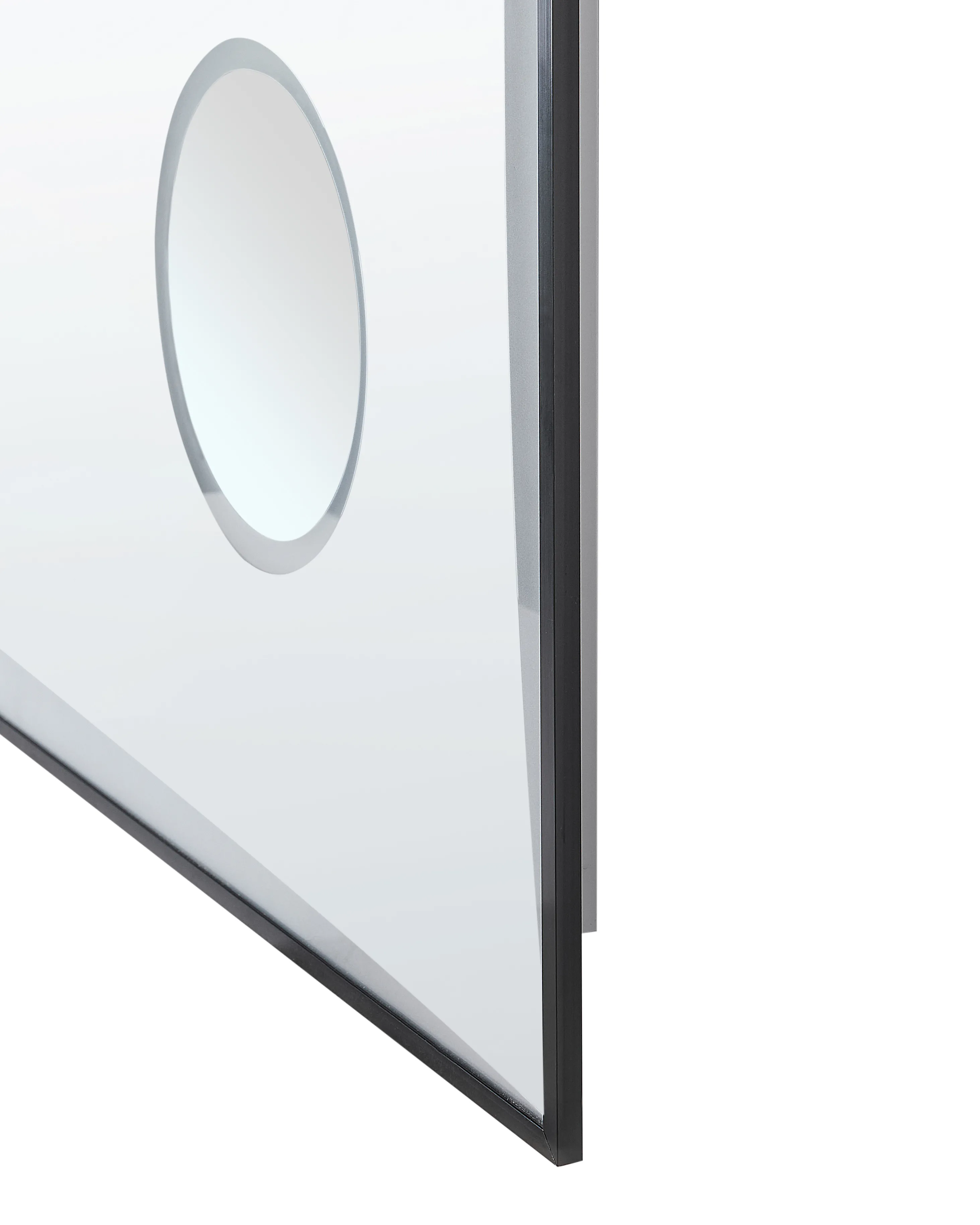 LED badkamerspiegel ONLAY 100 cm 60 cm Zilver