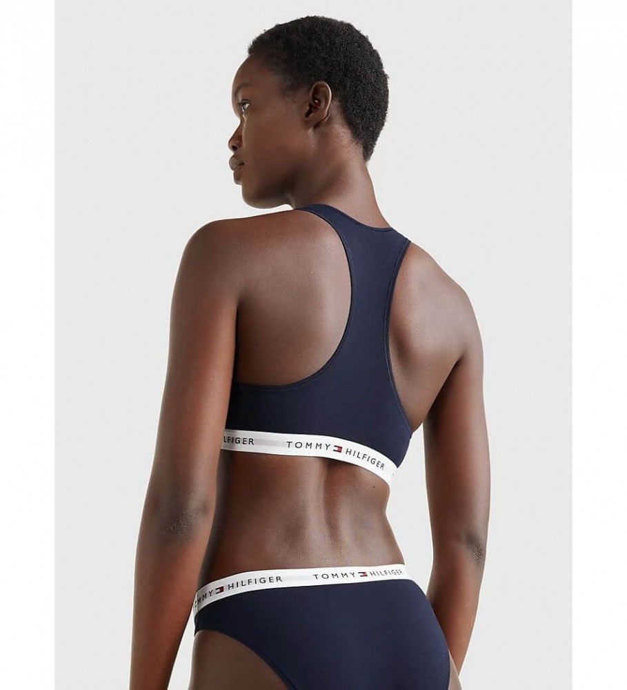 Sutiã Tommy Hilfiger Icons Bralette sem bojo, azul marinho