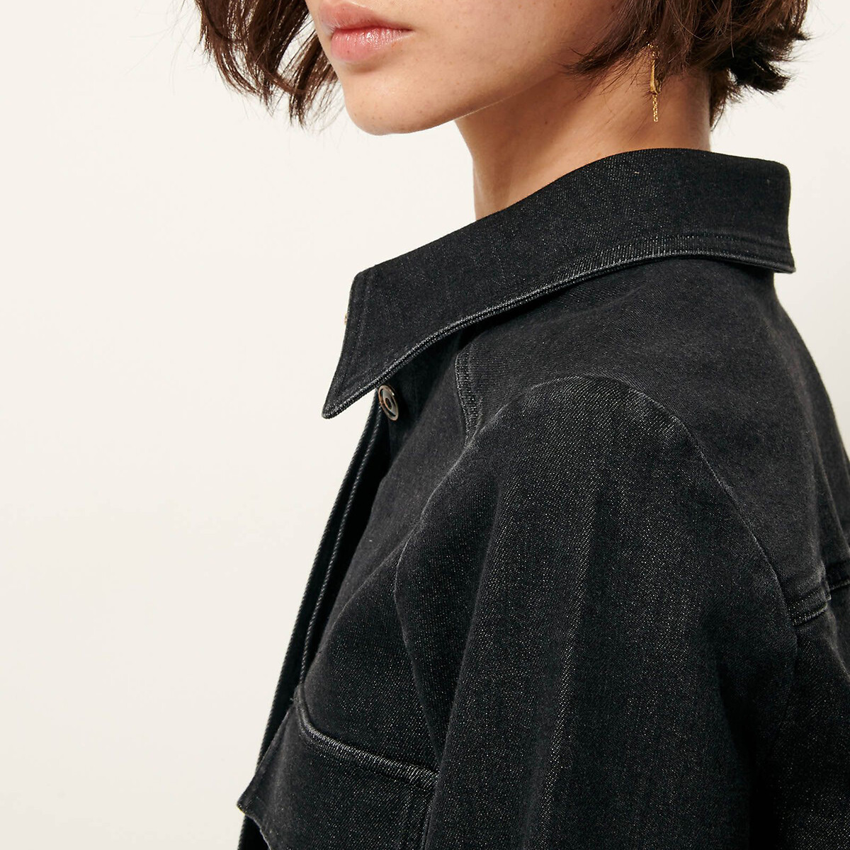SESSUN<br>Camisa jeans grossa Guggen