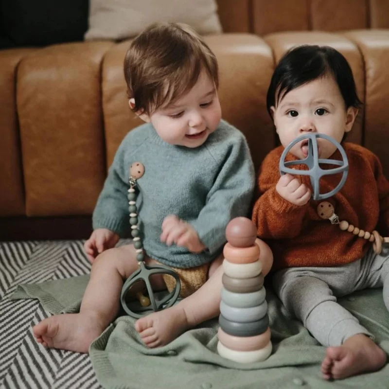 Mushie Mushie Teether ball tradewinds