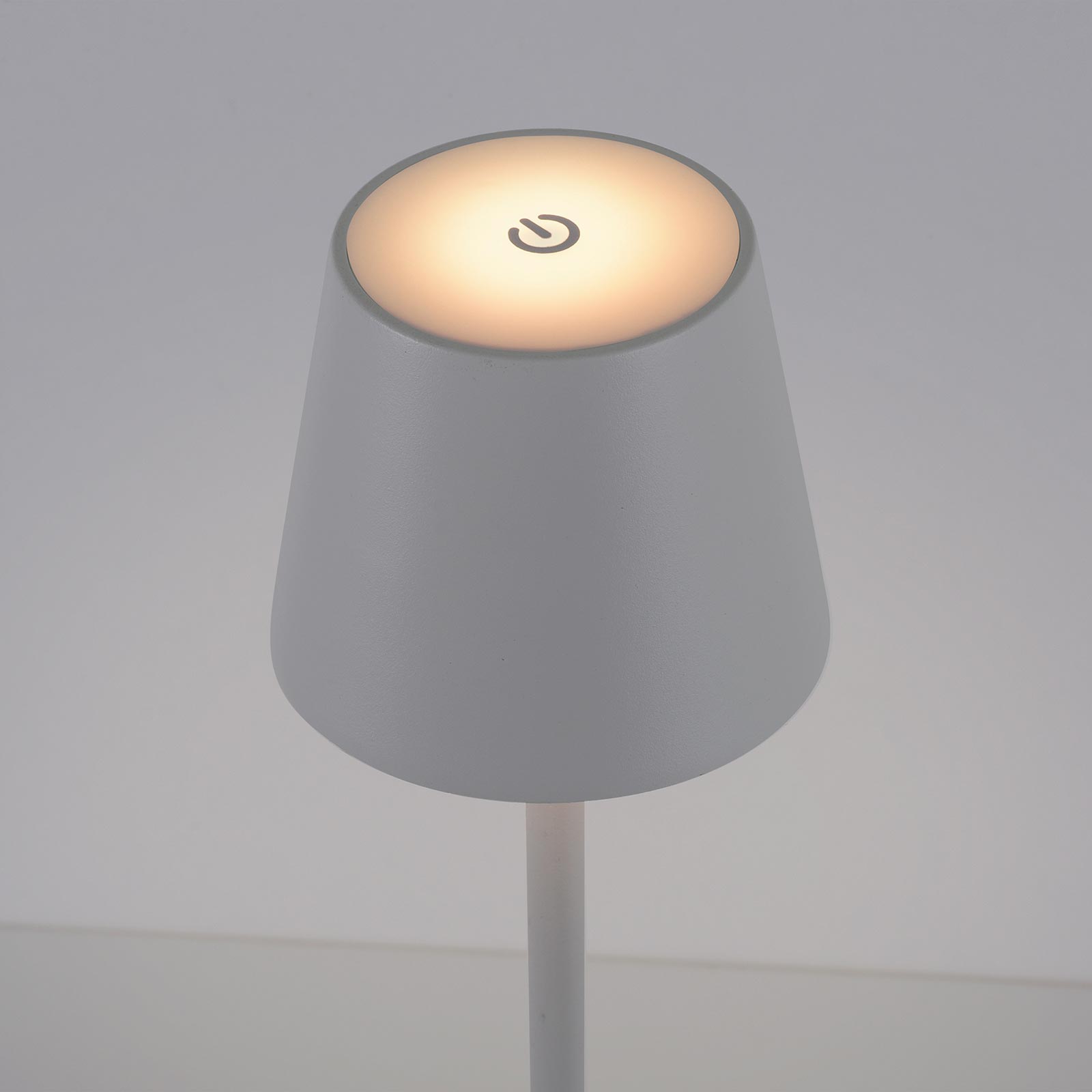 LED-Tischleuchte - weiß - Touchdimmer