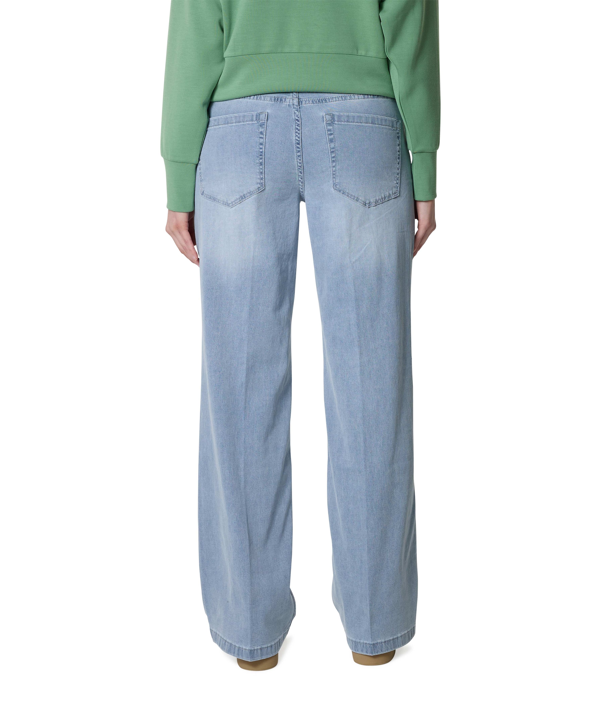 Red Button Colette & Belt White Bleach dames jeans blauw