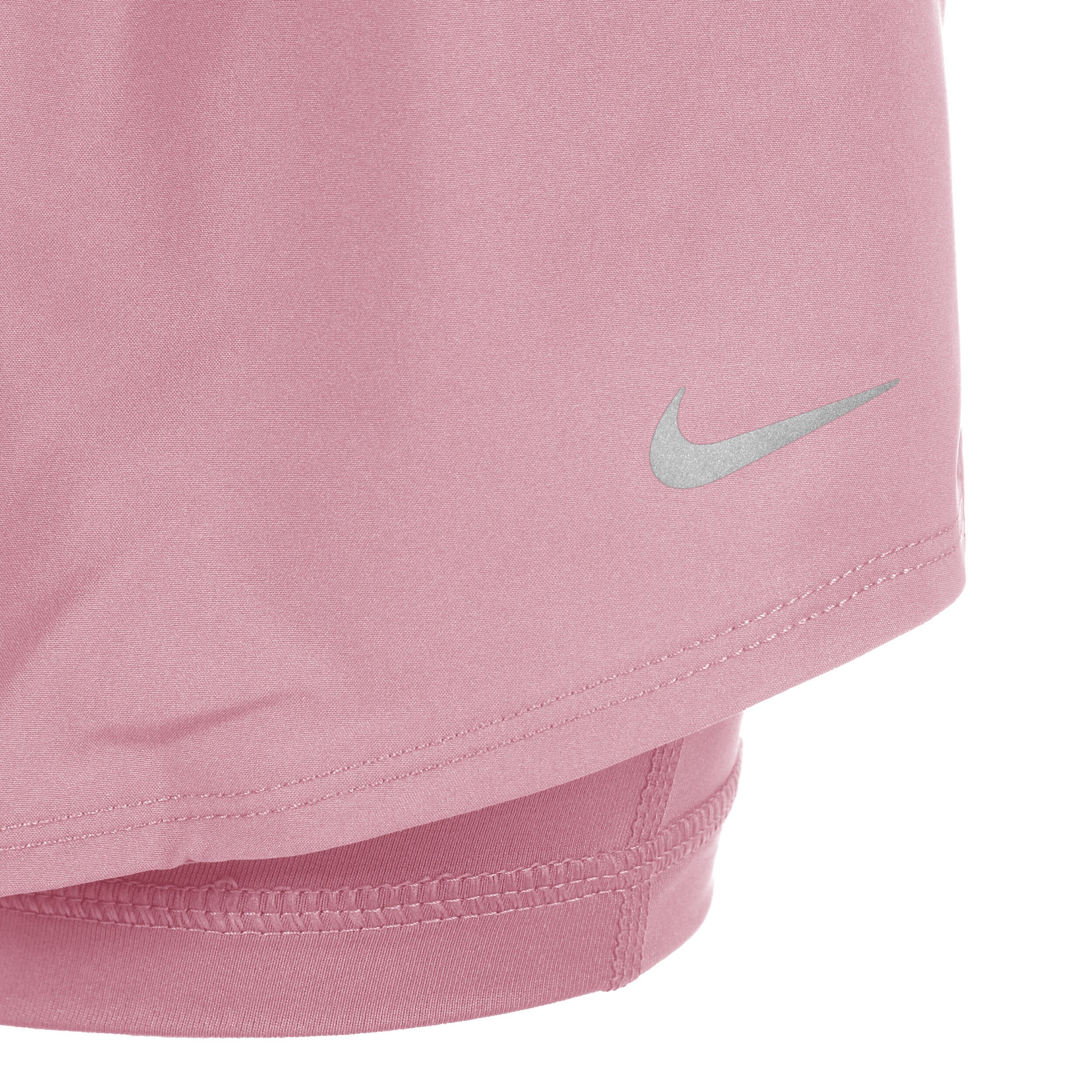 Nike One Dri-Fit 3in 2in1 Shorts Femmes - Pink , Argent