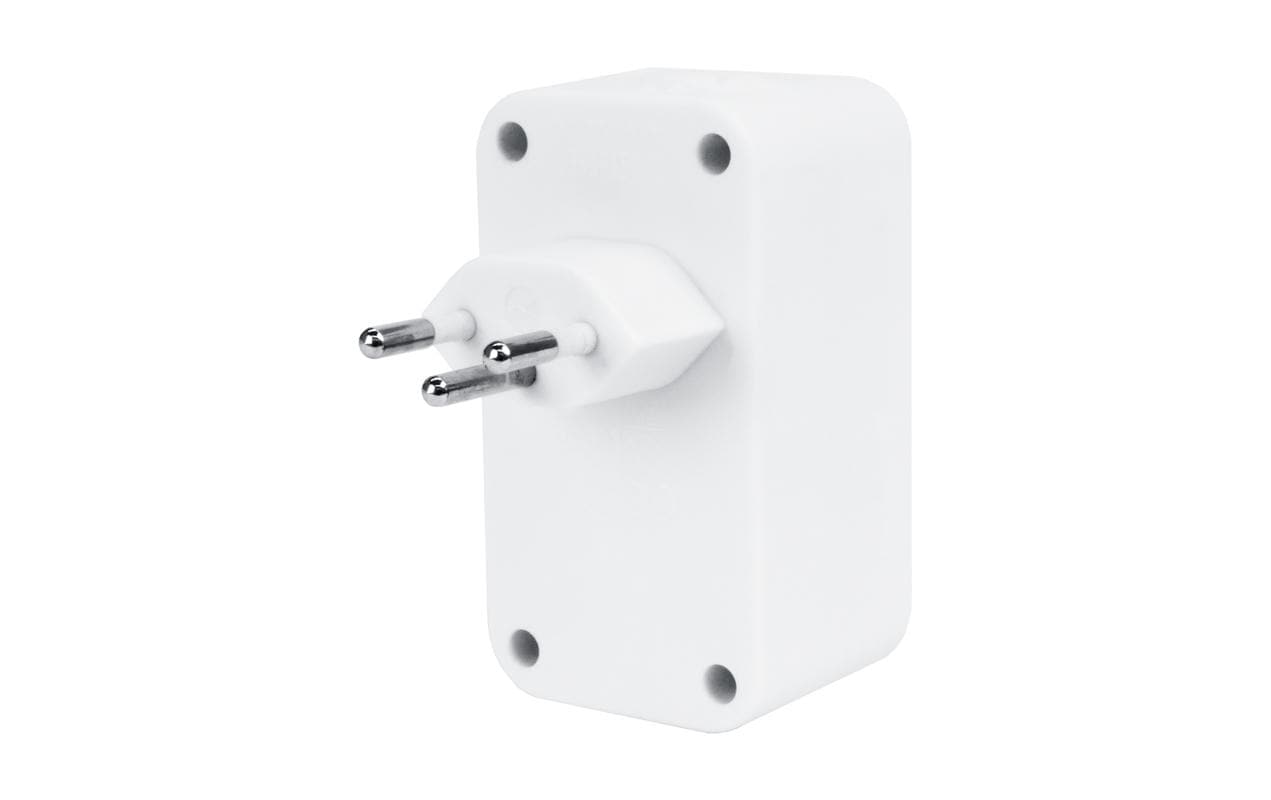 Mehrfachadapter 3x T13, WeissMehrfachstecker 3x T13 mit erhöhtem Berührungsschutz, Weiss