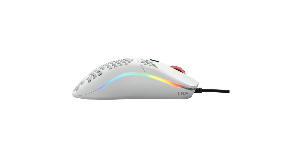 GloriousModel O gaming muis  (Wit, 12.000 dpi, RGB leds)