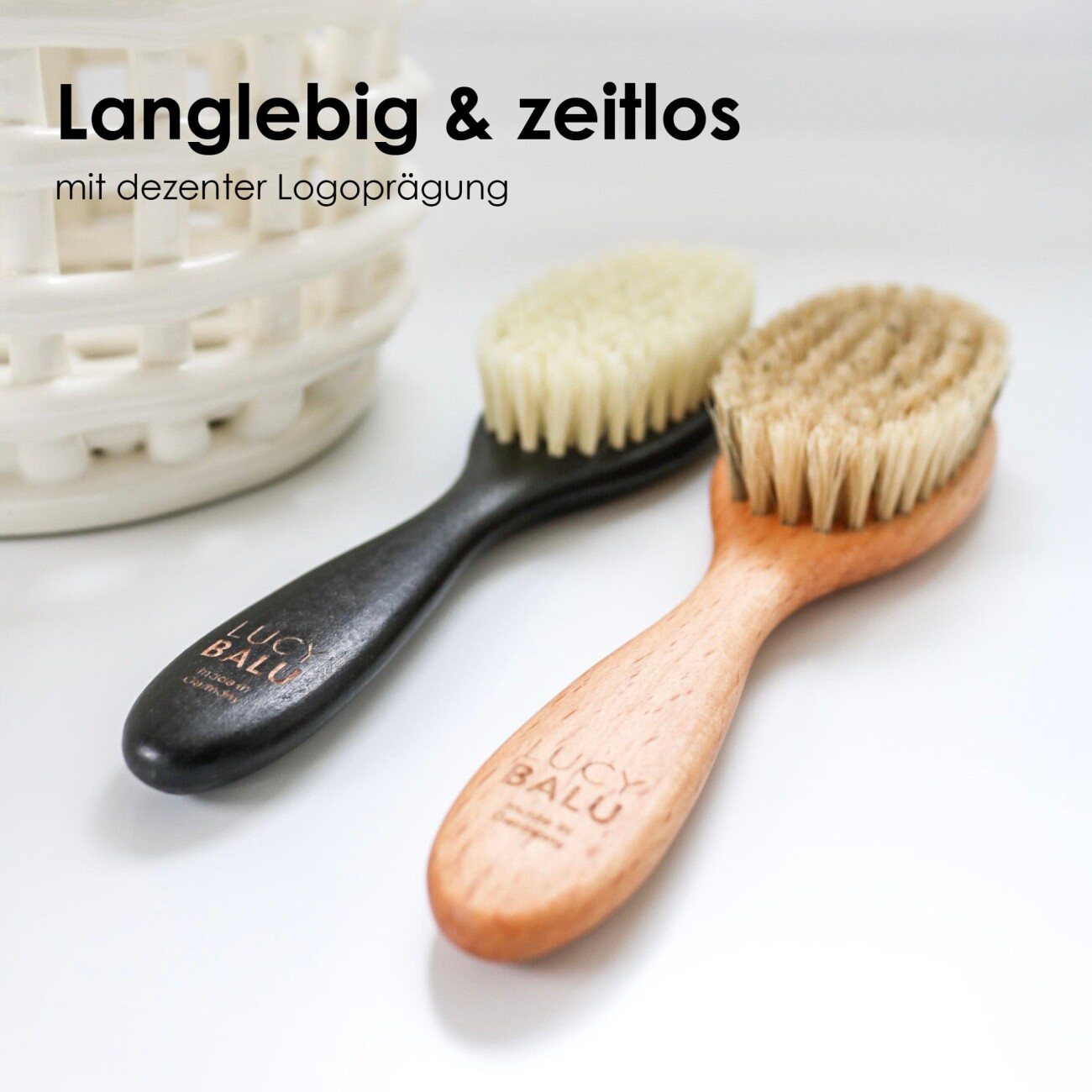 LucyBalu FIGARO Katzenbürste helles Holz