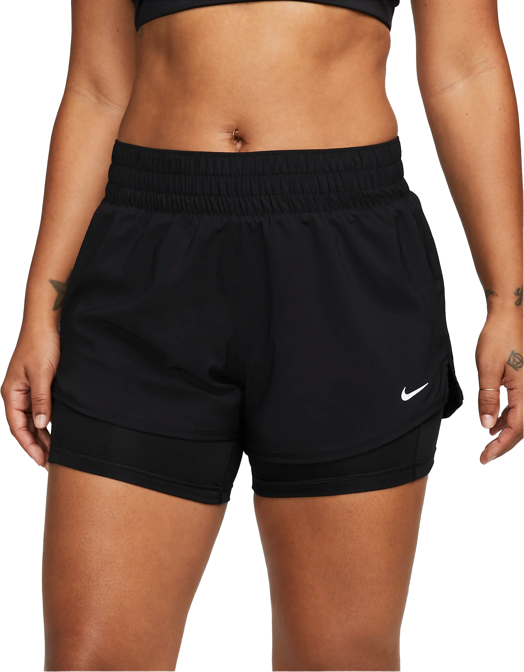 Nike One Mid-Rise 3in 2in1 Short Damen F010