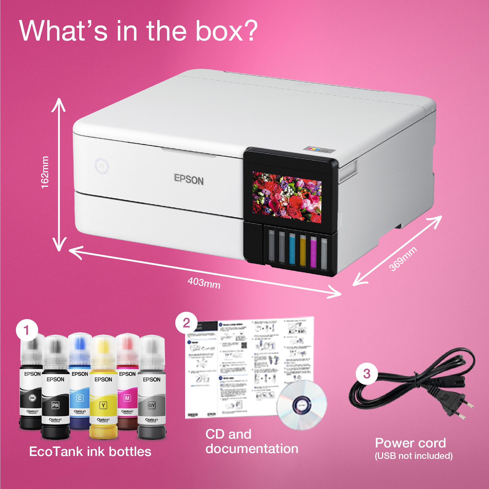 Epson Multifunktionsdrucker EcoTank ET-8500