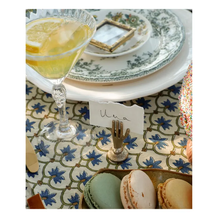 Doing Goods Porte-carte en laiton mat Jana Hand | Gold