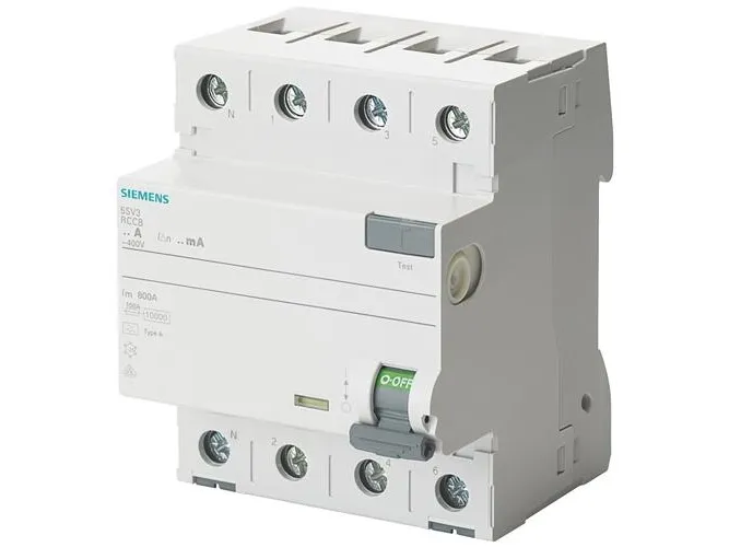 Siemens 5SV36468KL FI-sikkerhedsafbryder A 63 A 0.3 A 400 V