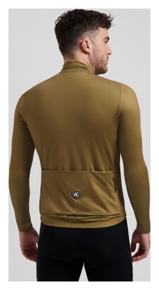 Maillot cycliste manches longues - Homme - Brun - Rogelli Mono