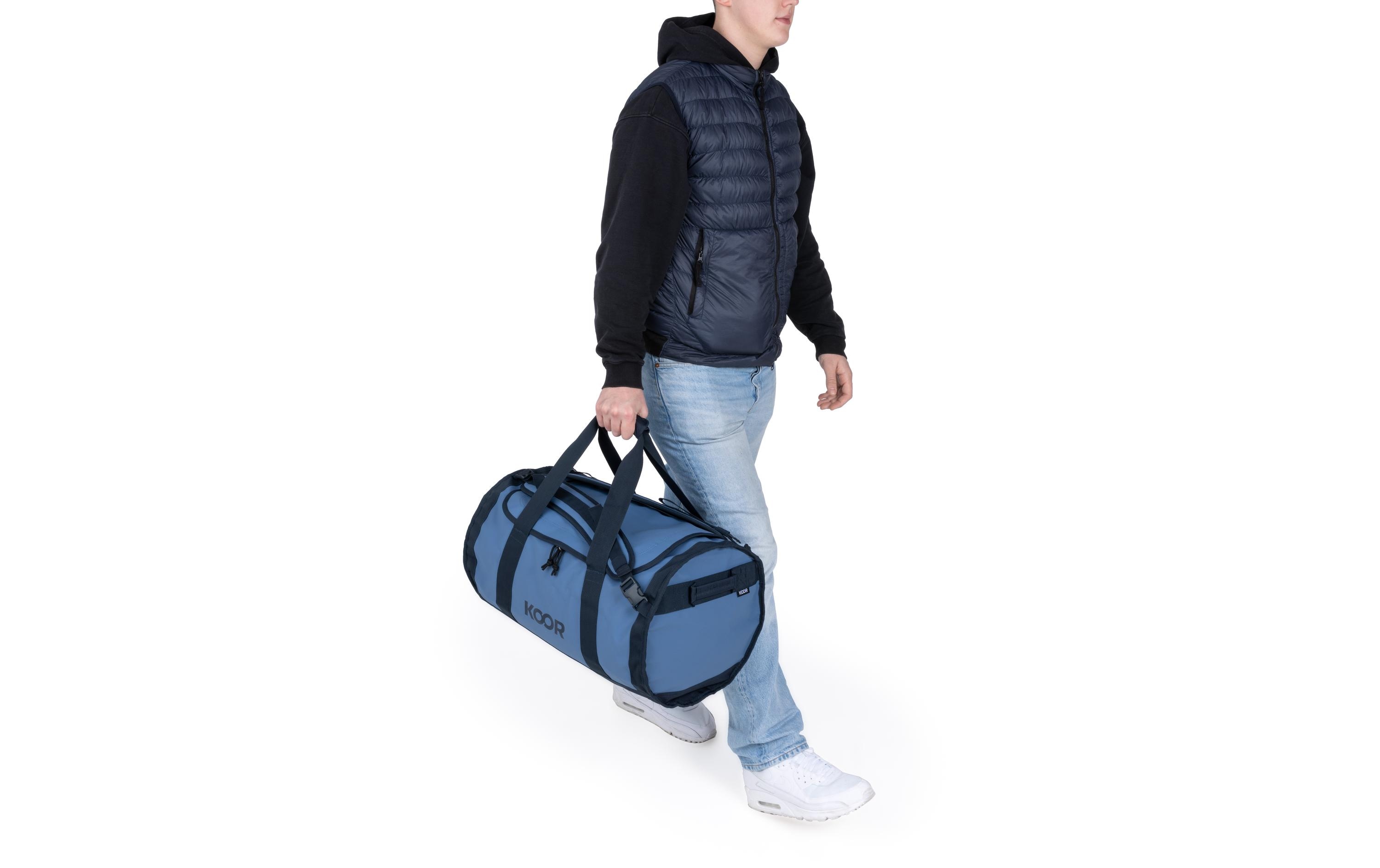 Duffle Bag Sooma 50 l, BlauWasserabweisende Reisetasche