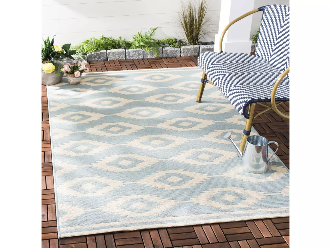 Tapis Cream & Aqua 122 X 183 cm - Budelli