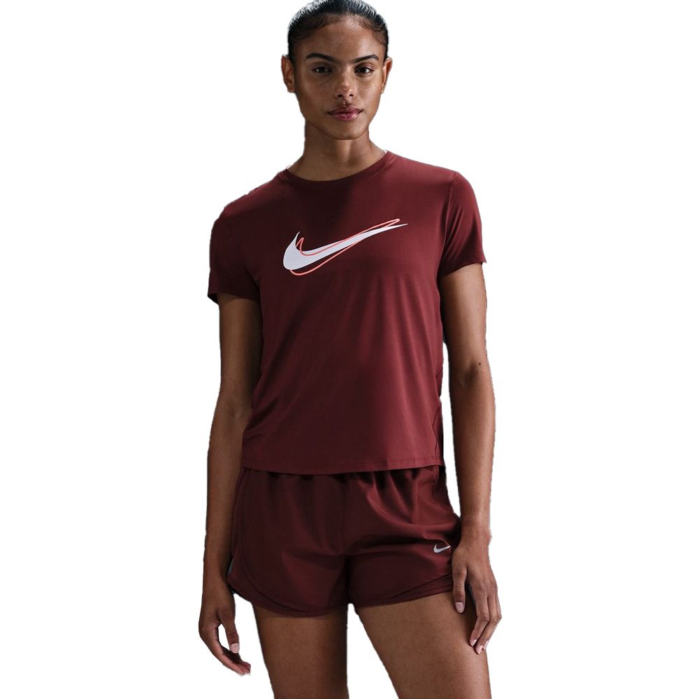 Nike One Swoosh Dri-Fit T-Shirt Damen dark team red