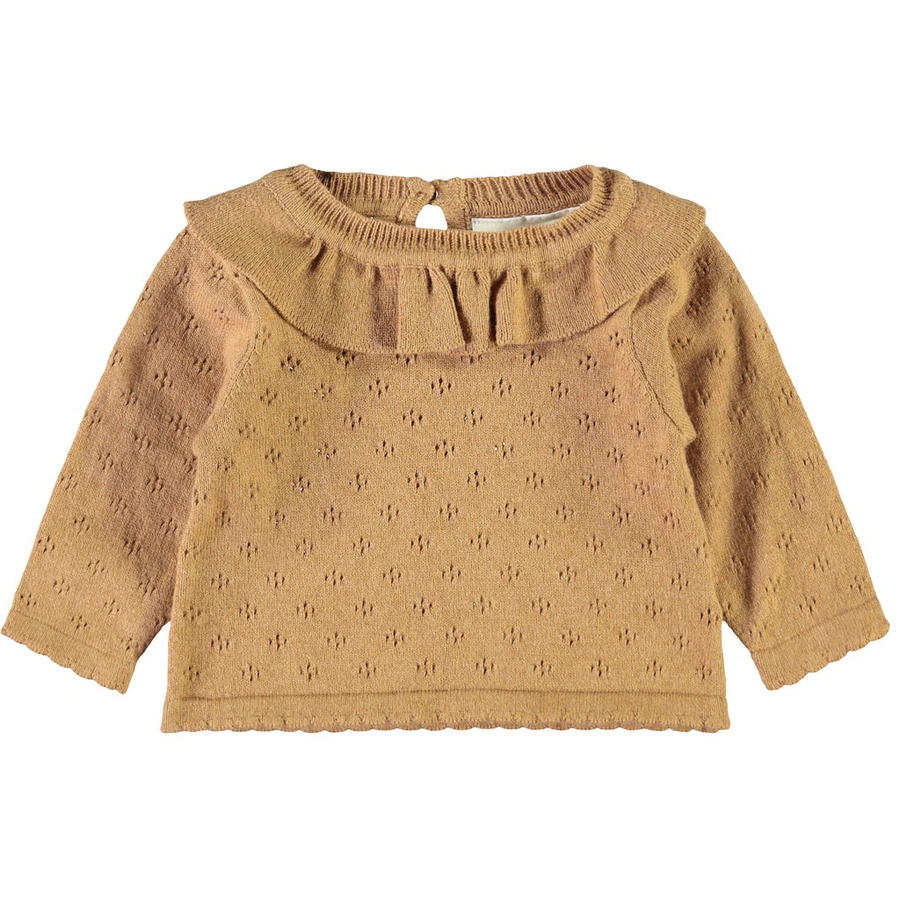 Lil'Atelier Langarmshirt Nbfgliva Tobacco Brown