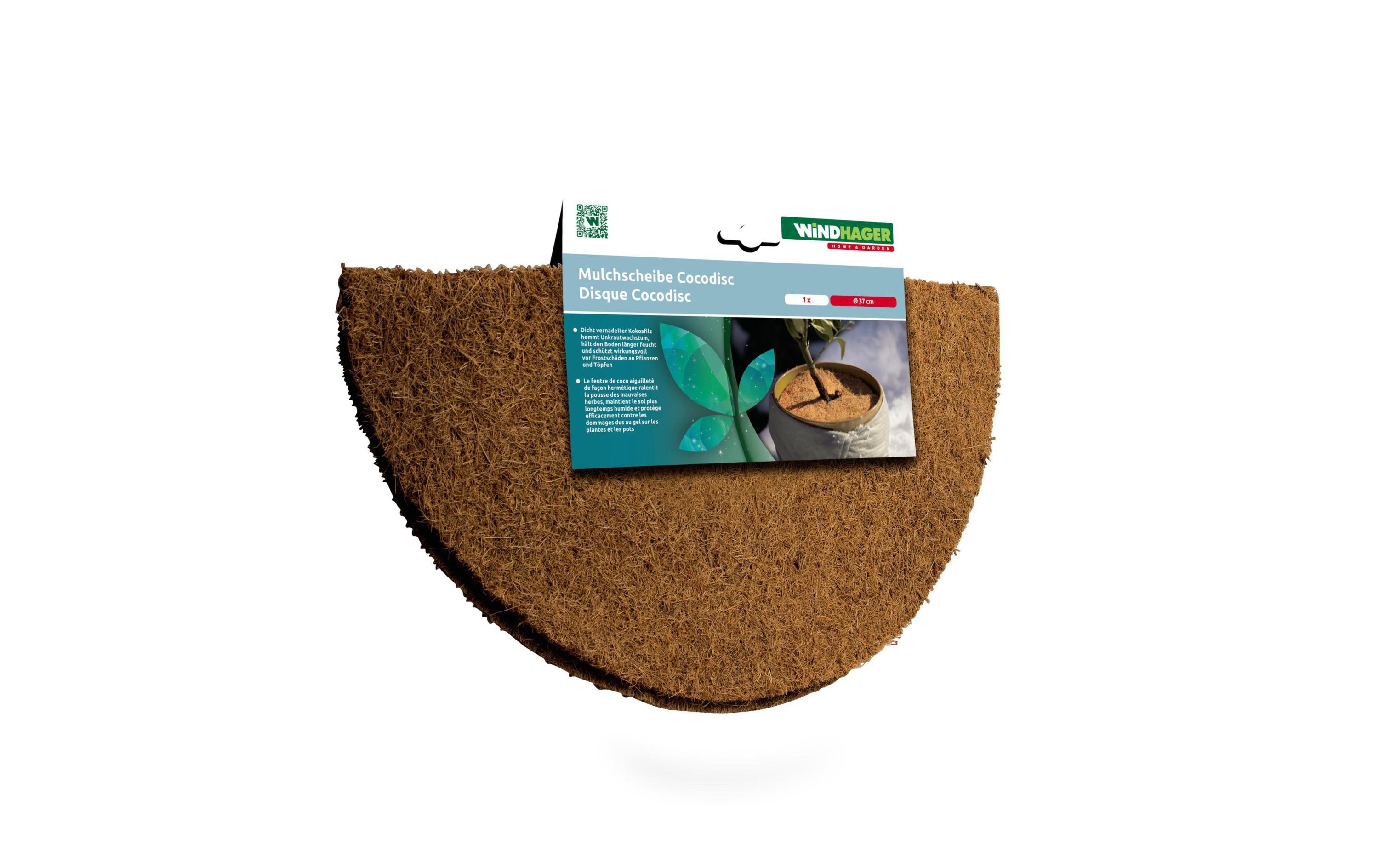 Mulchscheibe Cocodisc ø 37 cmPflanzenvlies