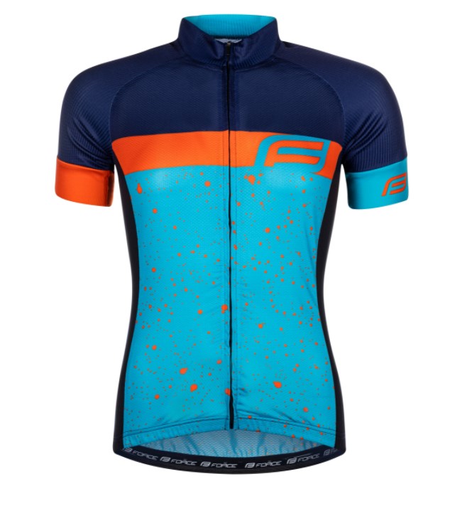 Force Spray Cykeltrøje til kvinder Blå / Orange