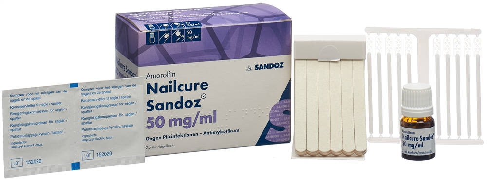 NAILCURE Nagellack 50 mg/ml Fl 2.5 ml