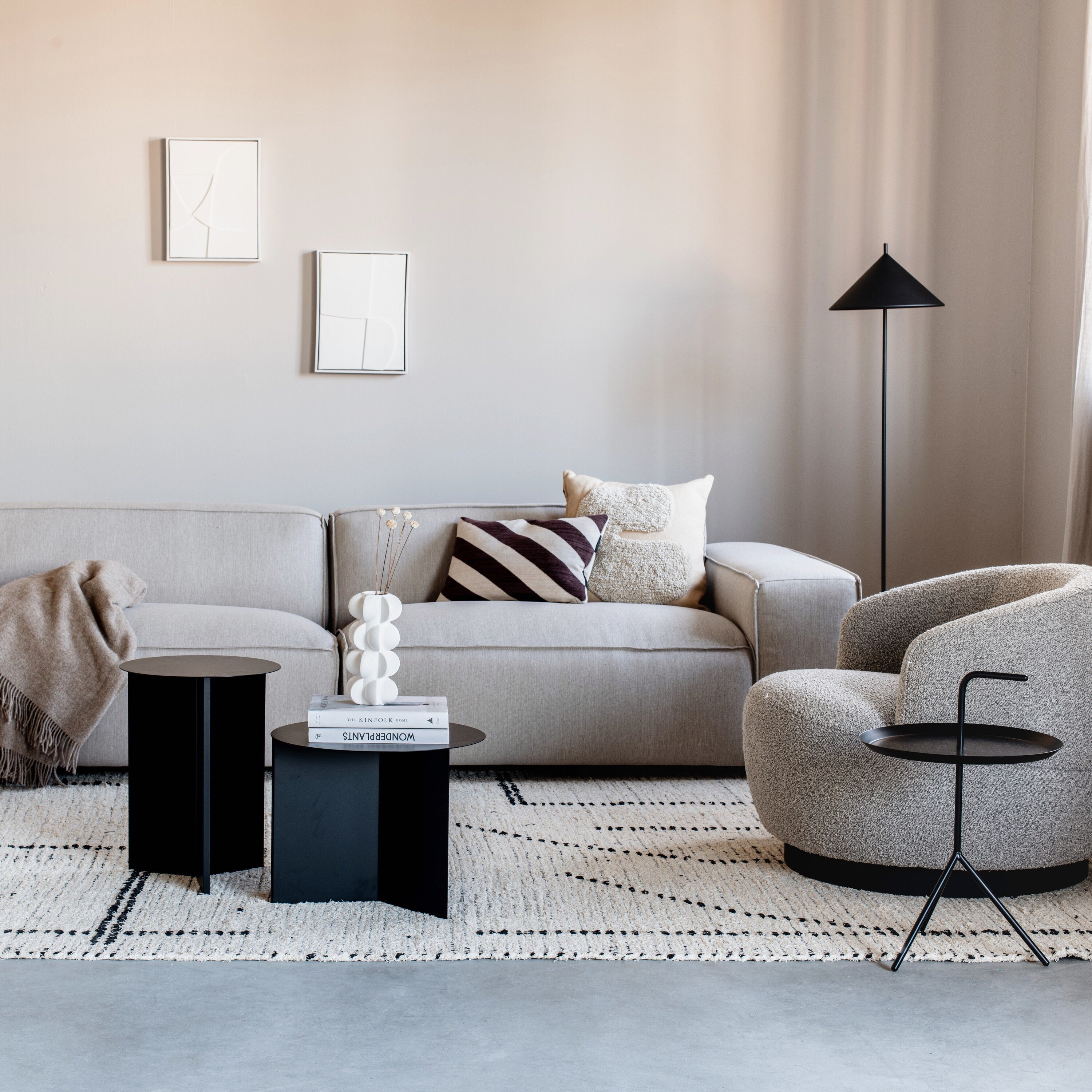 by fonQ Chunky 4-zitsbank - Beige
