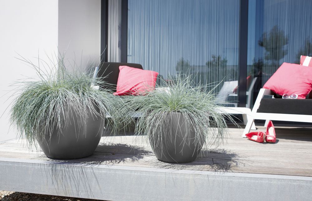 Elho bloempot Pure antraciet D 39 H 30,5 cm