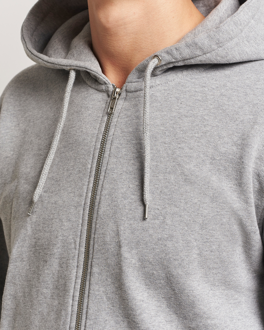 Colorful Standard Classic Organic Full Zip Hood Heather Grey