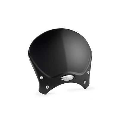 Bulle Givi noir Look café racer - Incolore