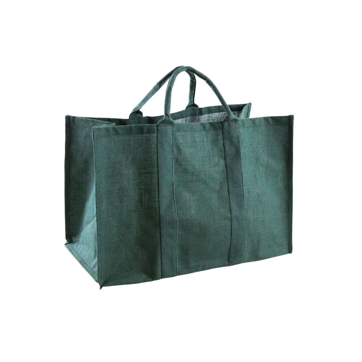 Aubry Gaspard Sac à bûches - Jute Vert