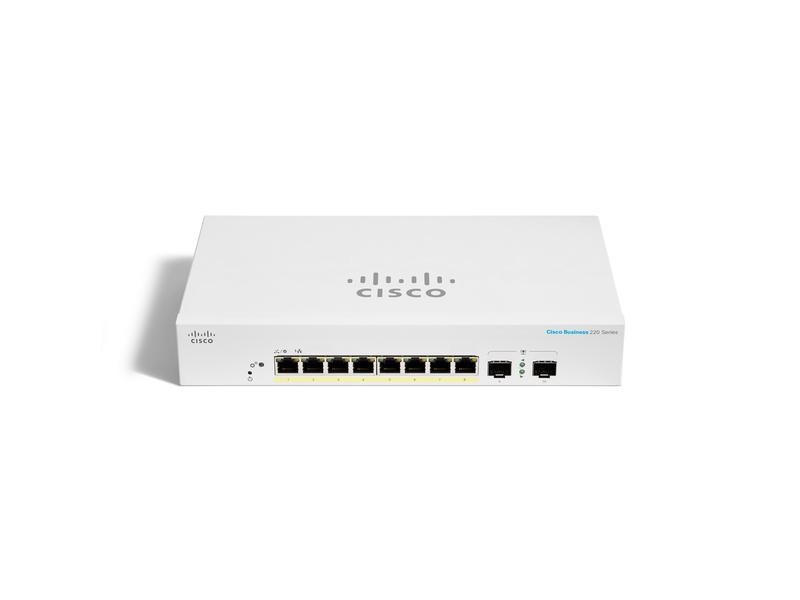 Cisco PoE  Switch CBS220-8P-E-2G 10 Port Cisco Business 220 Serie Smart Switch
