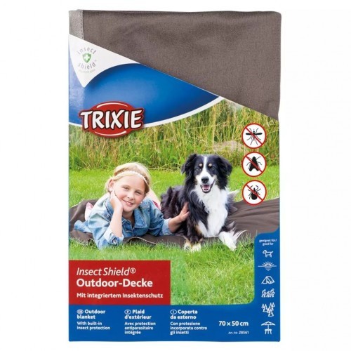 Cobertor marrom à prova de insetos para cães