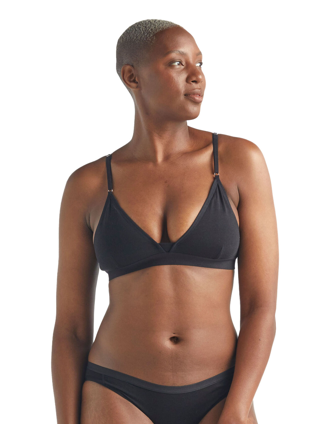 Merino Siren Bra Dame IB001/Black