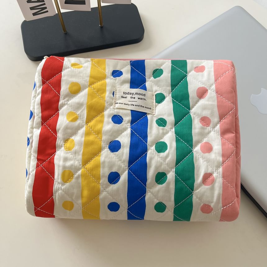 ZenlyHabit - Stoffen make-uptas / clutch / etui met stippen (verschillende designs)
