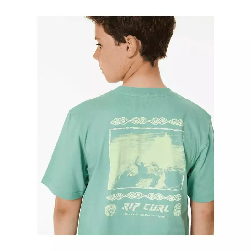 Teeshirt junior RIPCURL Pure Surf Art Tee -Boy Dusty Green