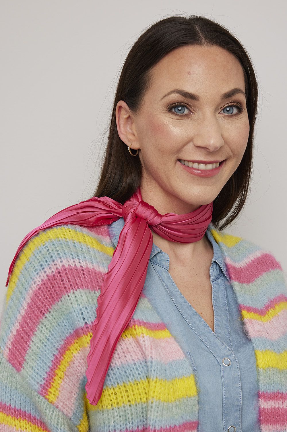 Elida  skjerf plisse
