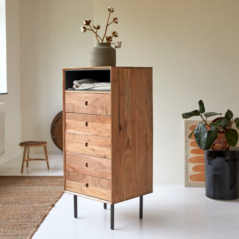 Chiffonnier Pavel en acacia