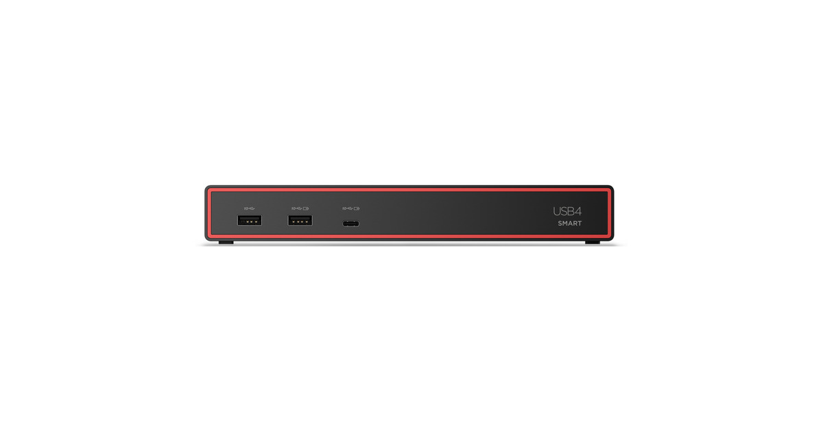 LenovoThinkPad USB4 Smart Dock 5500 dockingstation  (Zwart)