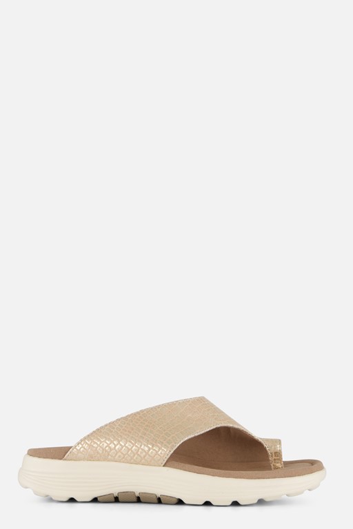 Gabor Slippers goud Synthetisch
