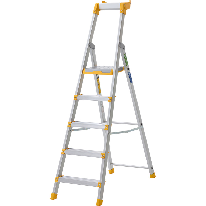 W.steps Enkel oploopbare trap 55P 5 treden (1200 mm)