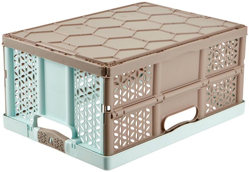 keeeper Klappbox »lea« 32 L, aus hochwertigem Kunststoff, Soft-Touch-Griffe
