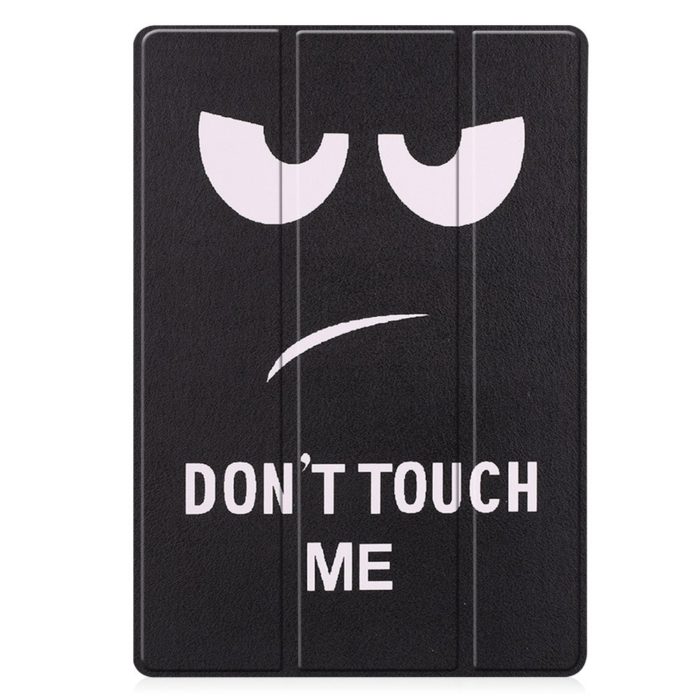 Samsung Galaxy Tab S7 FE 5G Leder Tasche Smart Cover Schutzhülle   S-Pen Halterung - Don't Touch Me