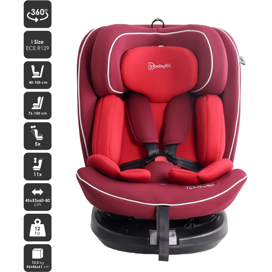 babyGO Kindersitz Nova 2 red