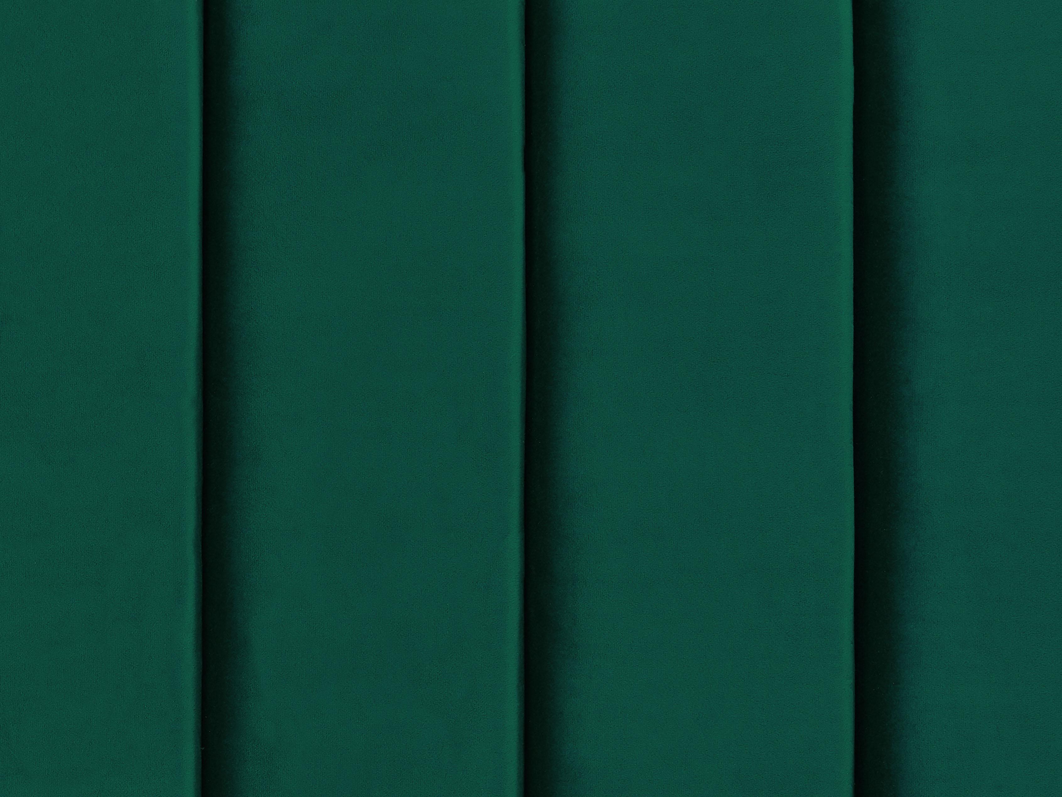 Waterbed met opbergbank Fluweel NOYERS 140 x 200 cm Groen