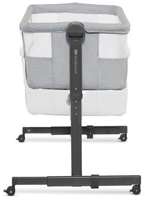 Kinderkraft Neste Up 2 Bedside Crib, Light Grey