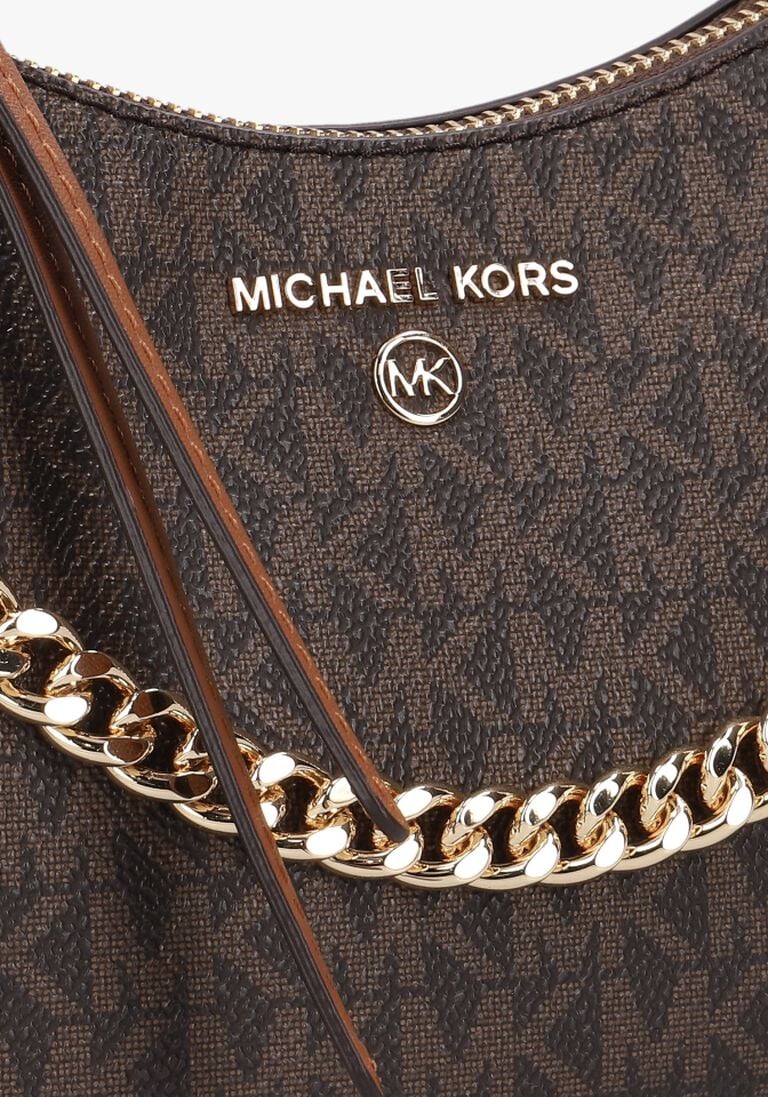 MICHAEL KORS cognac michael kors schoudertas sm chain pouchette