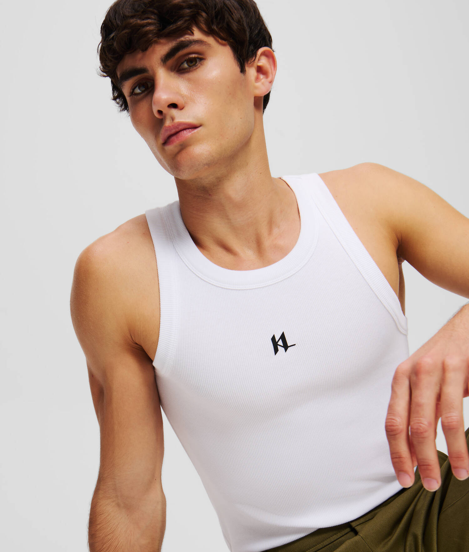 DÉBARDEUR KL MONOGRAM - Blanc