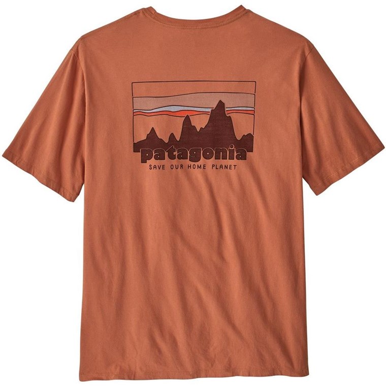 Patagonia M's '73 Skyline Organic T-Shirt Sienna Clay