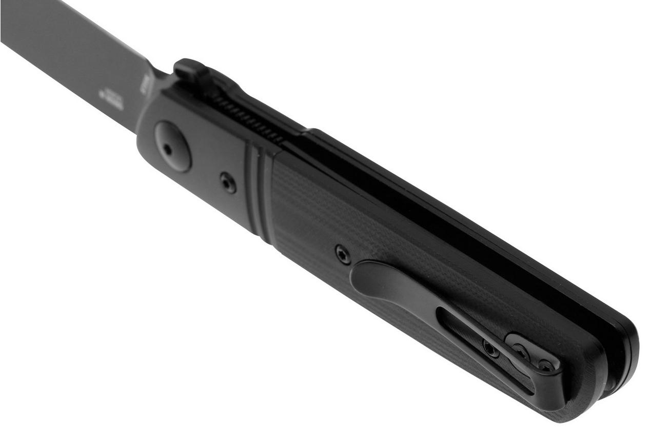 CRKT Bamboozled Tanto Black 5720K Black Oxide D2, Black G10, zakmes, Kenny Onion design